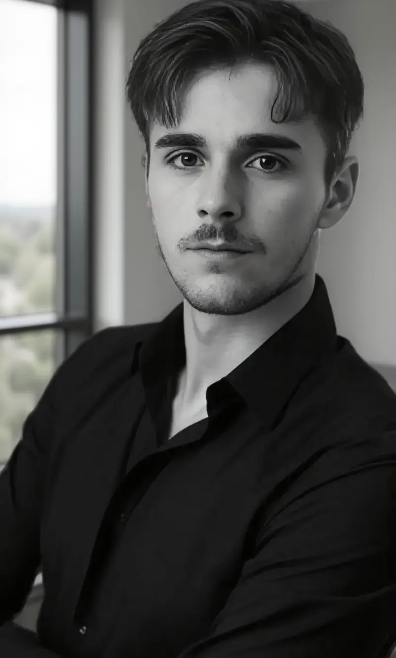 photos de thomas brelot développeur web freelance devant une fenêtre