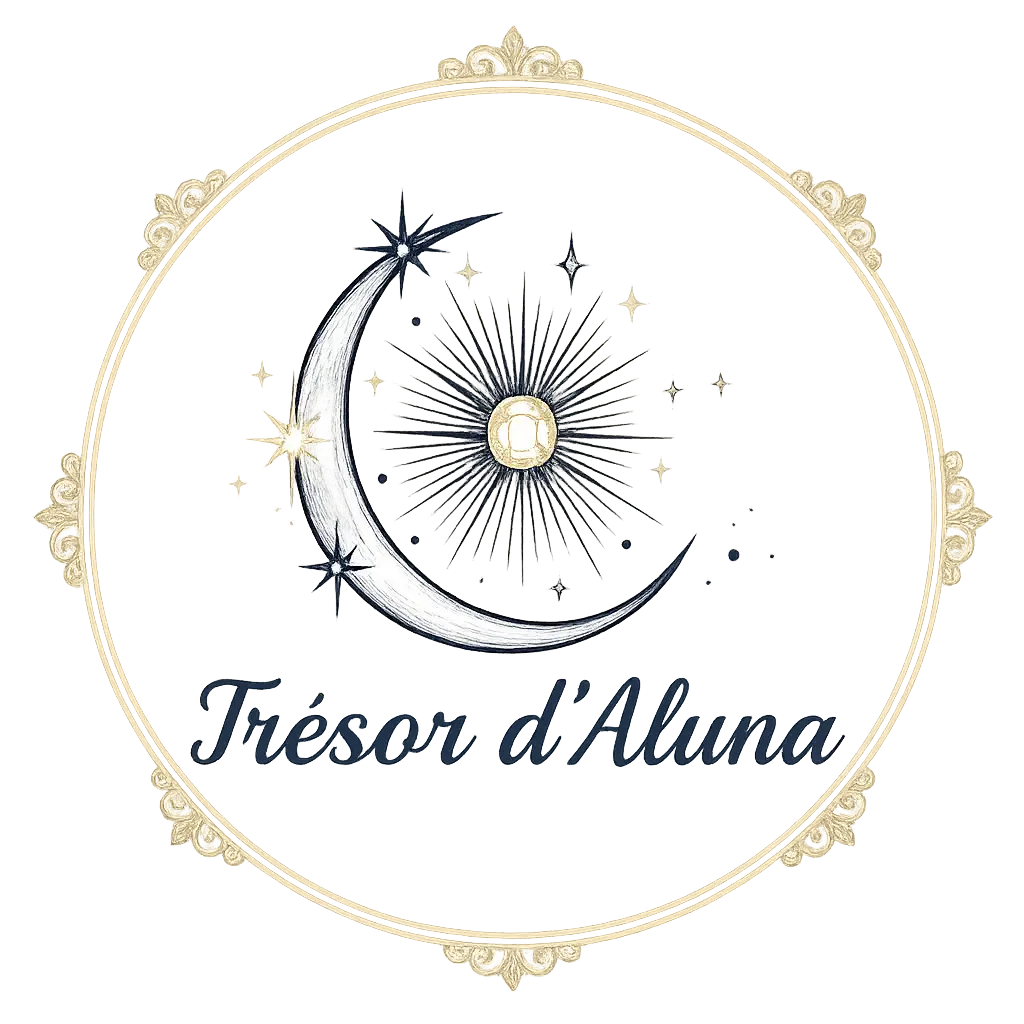 logo de l'entreprise trésor d'aluna vente de bijoux en ligne